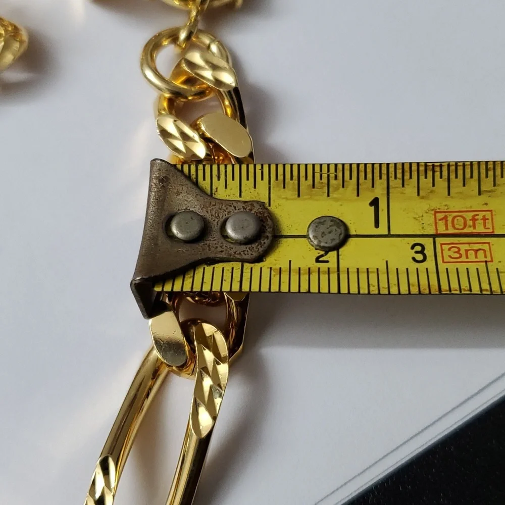 Men’s 18K Gold Plated Heavy Miami Link Chain – 20–21” / Power Statement Necklace
